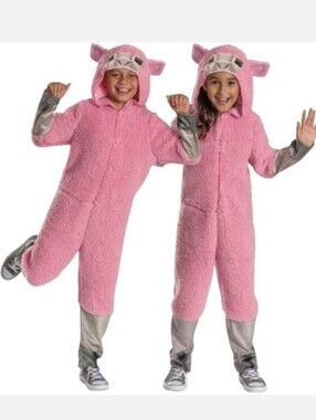 NWT Disguise Minecraft Pink Sheep Child's Unisex Halloween Costume Cosplay New